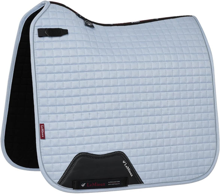 LeMieux Prosport Dressurquadrat aus Wildleder Dressur-Sattelpolster L blau, L blau