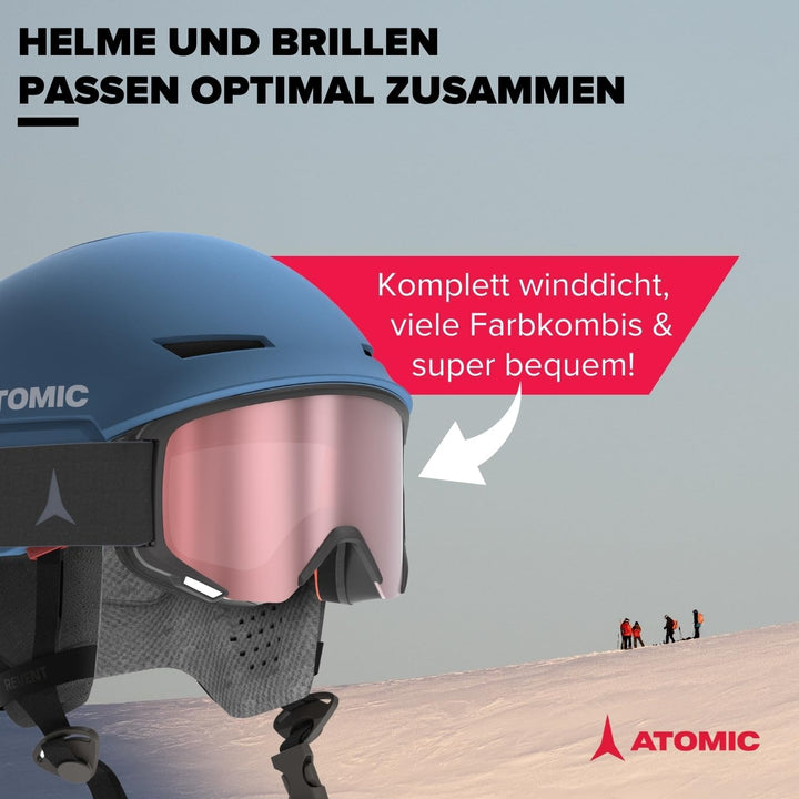 ATOMIC Revent Skihelm - Unisex für Erwachsene - Individuelle Passform für präzisen Sitz - Überlegene