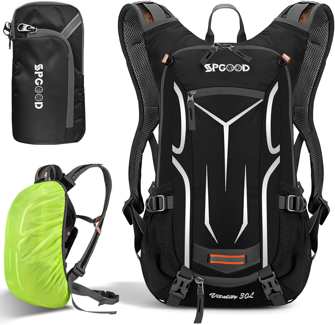 SPGOOD Fahrradrucksack 20L/25L/30L (9 Farben)-Wasserdichter Ultraleicht-für Damen & Herren Multifunk