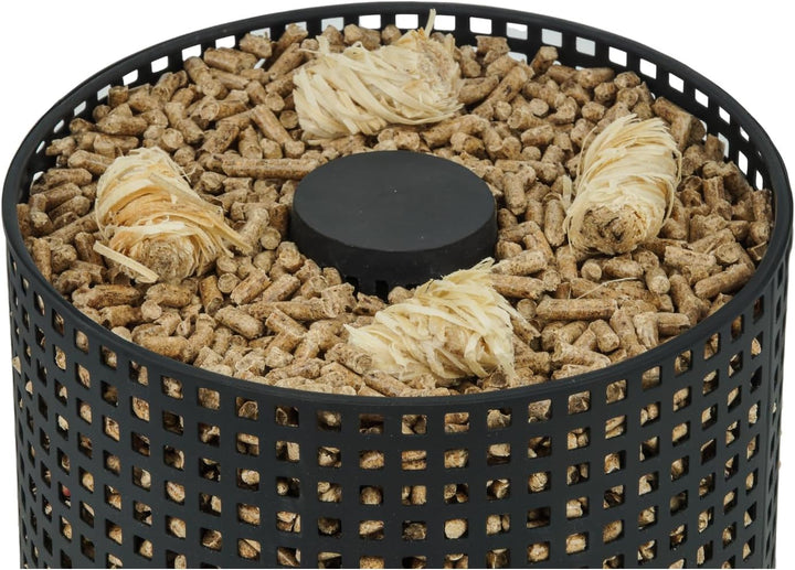 VALO 23er Pelletskorb Ø 23 x H 18 cm Pelletkorb für Kaminofen