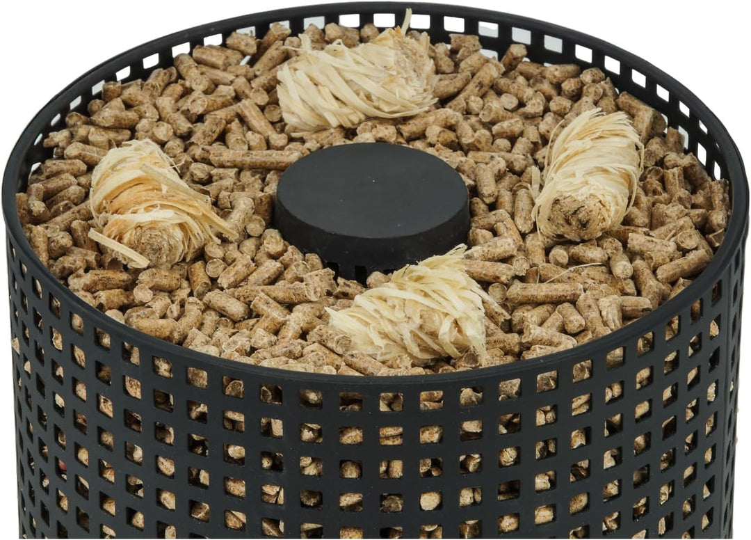 VALO 23er Pelletskorb Ø 23 x H 18 cm Pelletkorb für Kaminofen