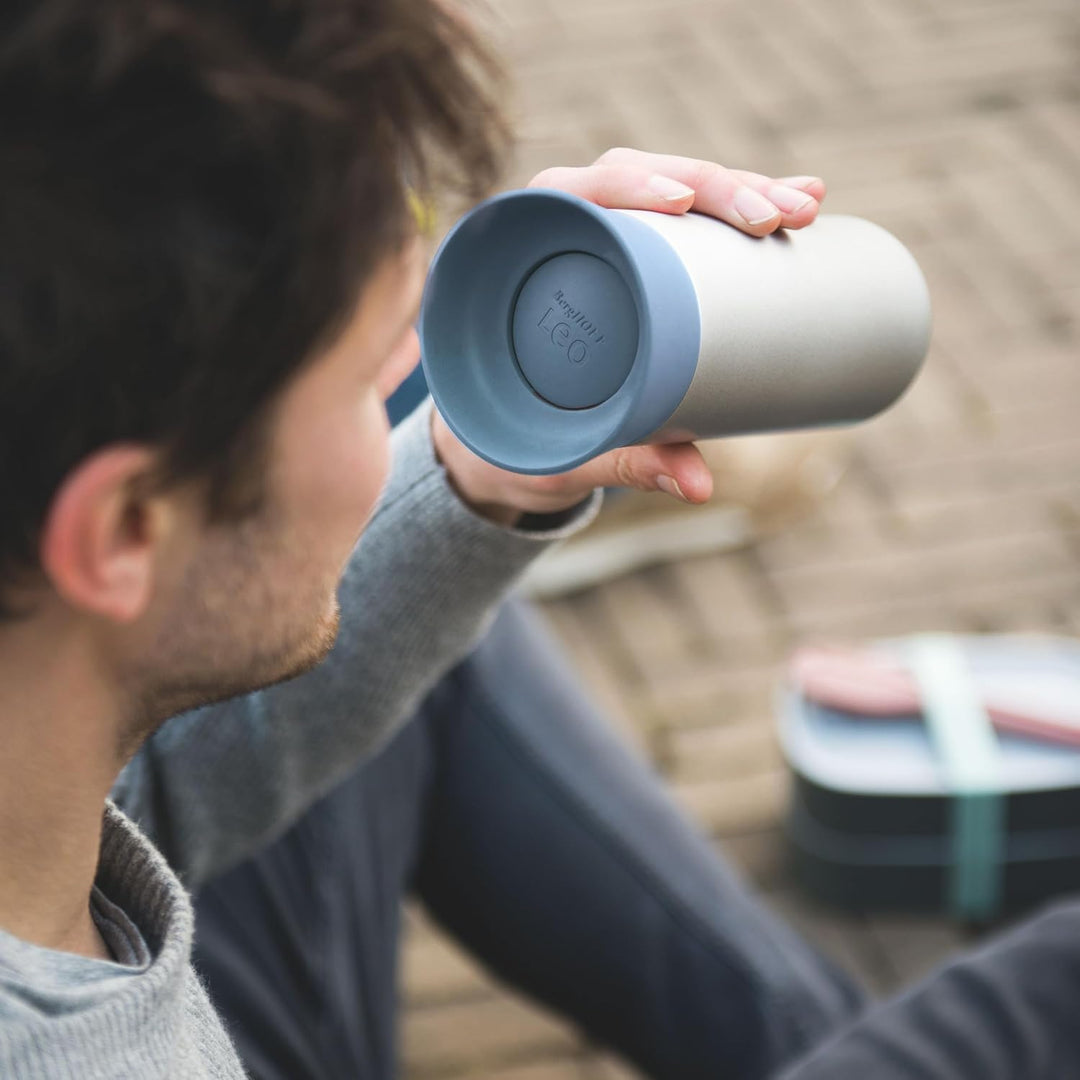 BergHoff Thermobecher 0,33 l Leo (Thermobehälter, Getränke / Kaffee / Tee warm oder kalt bis zu 6 St