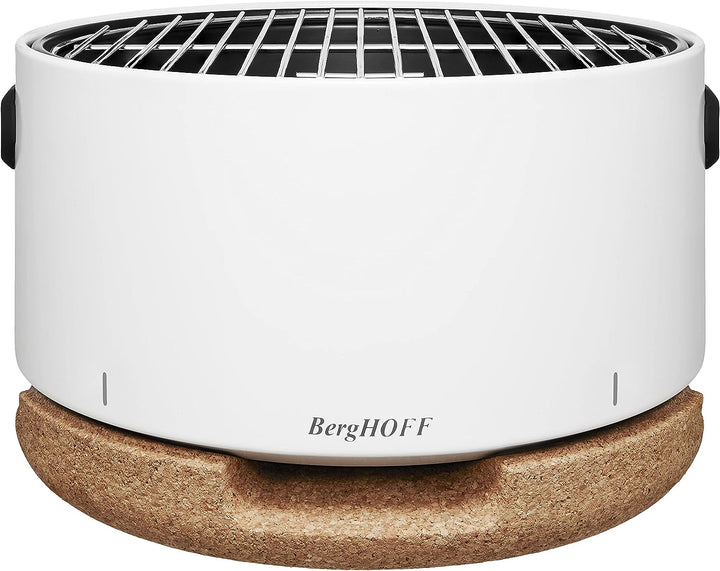 BergHoff Tischgrill Leo (Holzkohlegrill tragbar, Camping Grill inkl. Zubehör, Tragbarer Reisegrill k