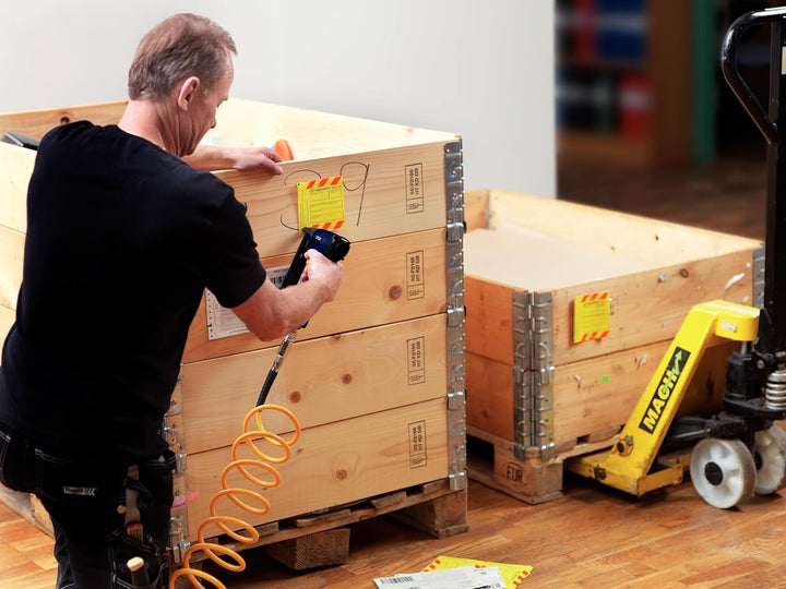 Rapid Drucklufttacker PS141, Druckluft Tacker für Polstern, Leicht, Kompakt und Handlich, für Klamme