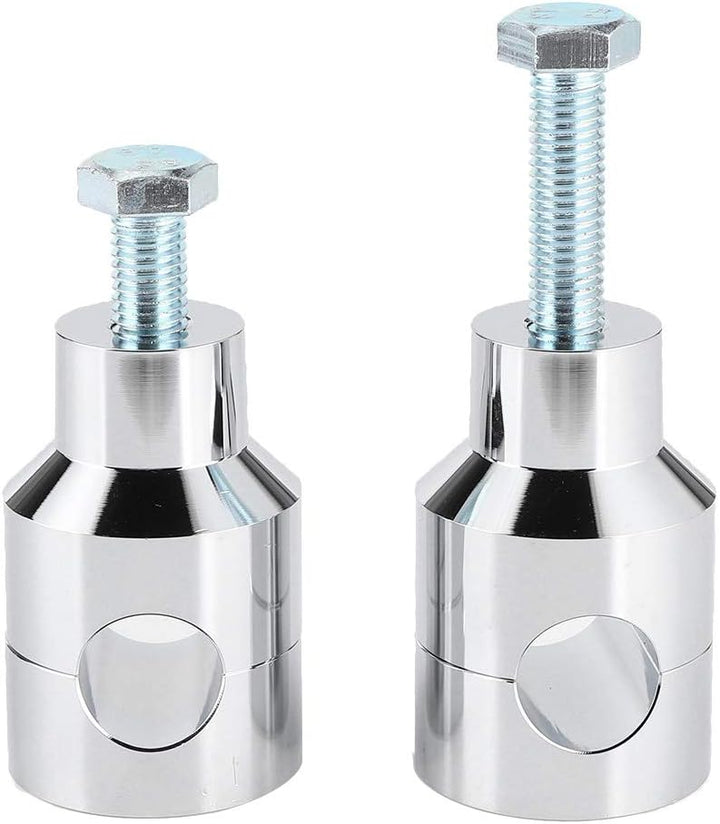 Lenker-Riser, 25 mm Lenker-Riser-Klemme mit Bolzen Universal-Motorradteile für Bobber Chopper-Lenker