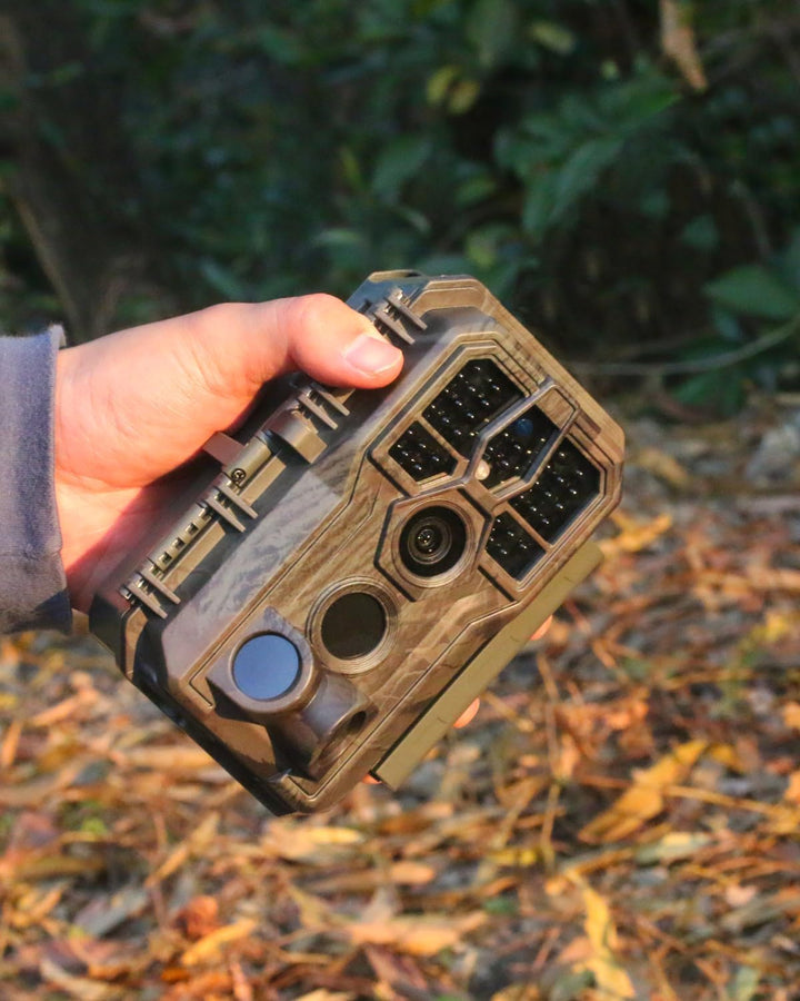 GardePro A5 Wildkamera 48MP 1296P H.264 Video, Wildkamera mit Bewegungsmelder Nachtsicht bis 30m, No