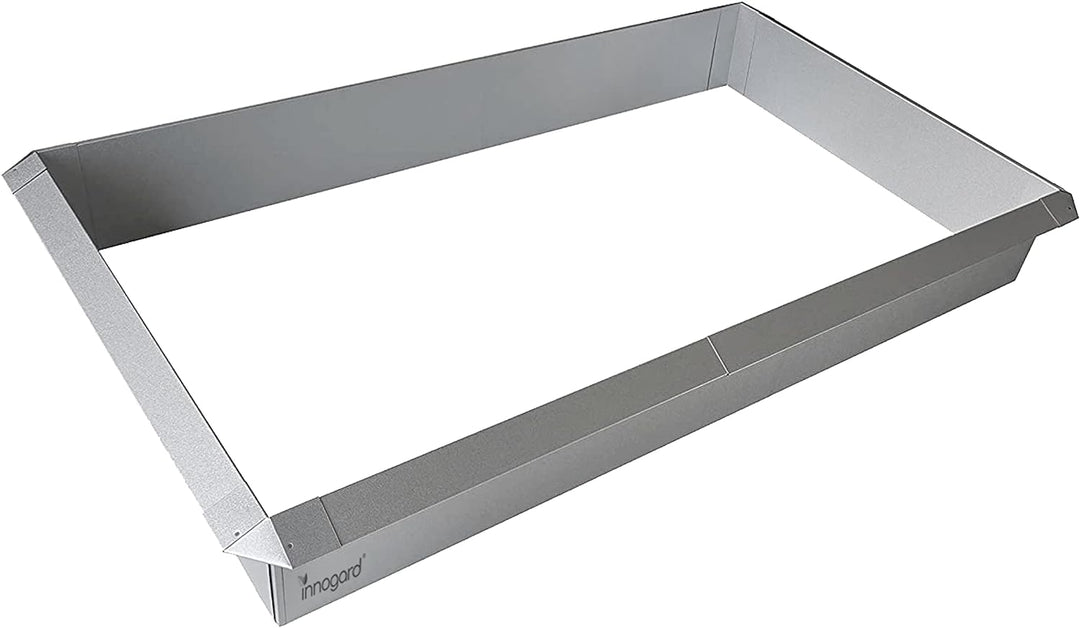 innogard S7050-006 – Schneckenzaun Set 14 TLG. – Feuerverzinkt – 4X Aussenecke 90°, 10x Seitenteil 2