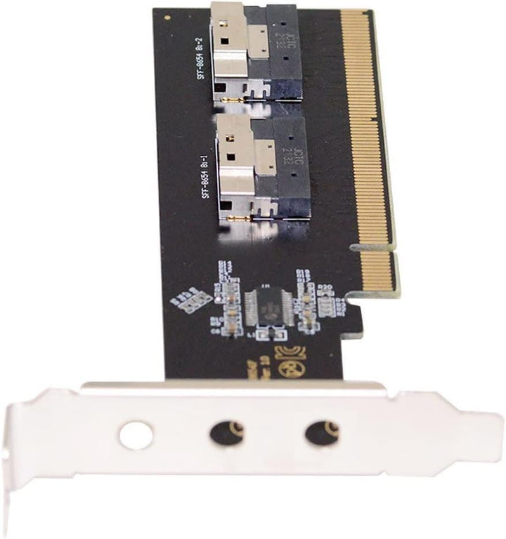 Xiwai Slimline Dual SFF-8654 8X 4 NVME auf PCIE Express 3.0 4.0 Raid Card VROC Raid0 Hyper Adapter S