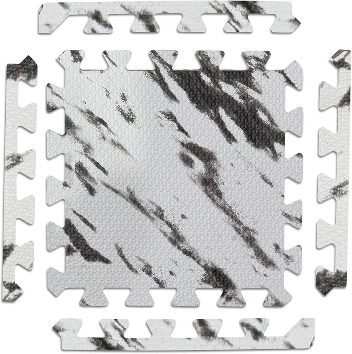 36 x Bodenschutzmatte, Puzzlematten Set, Sport & Fitnessgeräte, 3,4 m², EVA Schaumstoff, BPA-frei, M