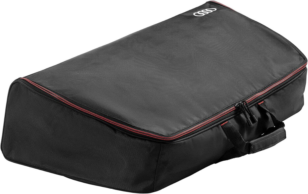 Audi 89A071073 Gepäckraumtasche Aufbewahrungstasche Kofferraumtasche, mit Ringe Logo