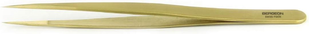 BERGEON 7422-PM-AM Messingkornzange, klein, für empfindliche & magnetische Stahlteile - 4240606