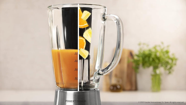 Cecotec 4140 Standmixer Power Black Titanium 1300 PerfectMix