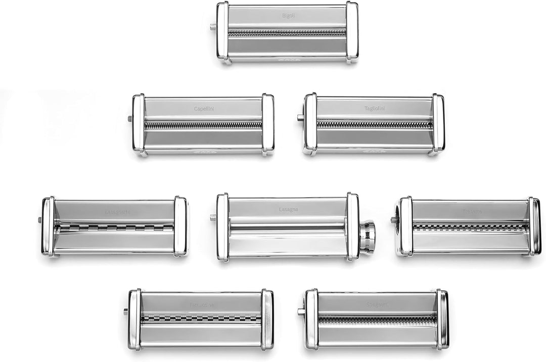 Marcato AE-150-FET Fettucine Zubehörteil für Fettuccine, Stahl, Chrom 21x10x10cm, 21x10x10cm