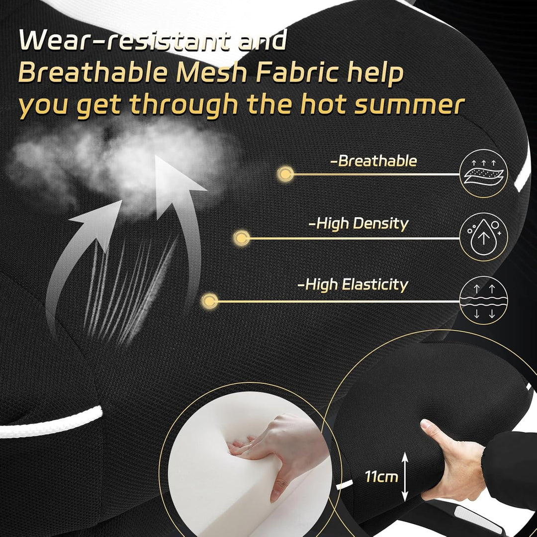 WOLTU Gaming Stuhl Racing Stuhl Bürostuhl Chefsessel Schreibtischstuhl Sportsitz mit Kopfstütze und