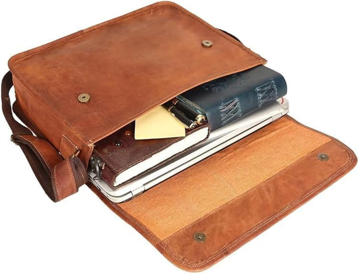 ALASKA EXPORTS handgemachte vintage Leder Messenger-Tasche für Laptop Aktentasche Best Computer, Sch