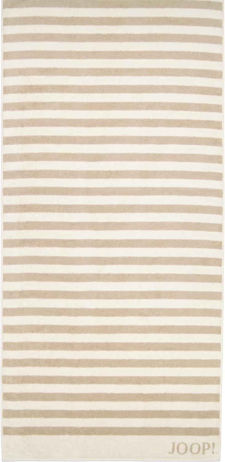 JOOP! Saunatuch Classic Stripes 1610 | 36 creme - 80 x 200 Saunatuch 80x200 cm, Saunatuch 80x200 cm