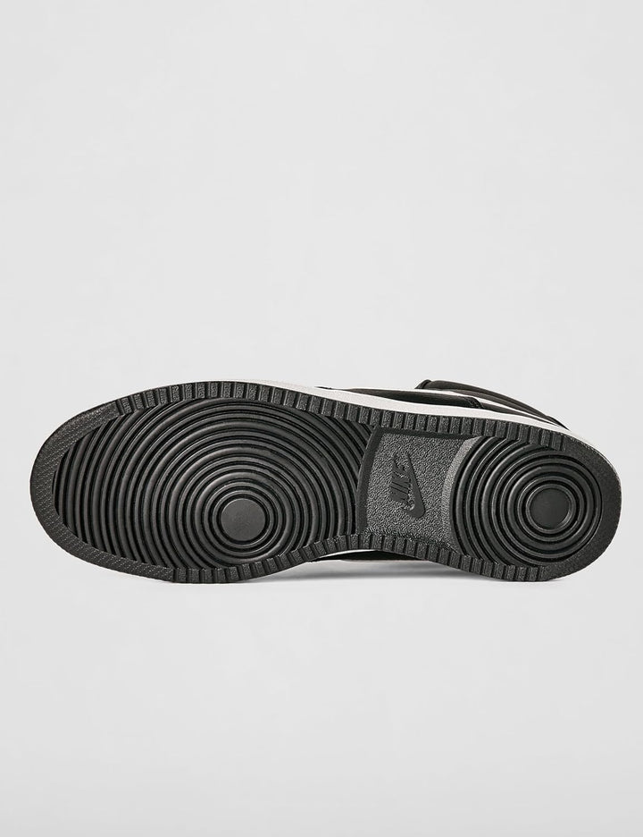 Nike Herren Court Vision Mid Nn Sneaker 38.5 EU Black White Black, 38.5 EU Black White Black