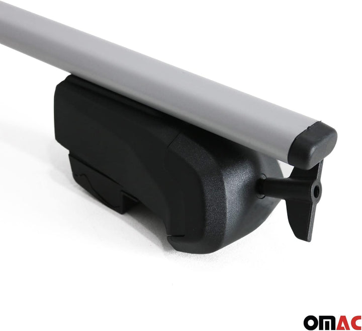 Dachträger Gepäckträger kompatibel mit Mini Countryman 2010-2016 TÜV ABE Silber 2X Countryman 2010-2