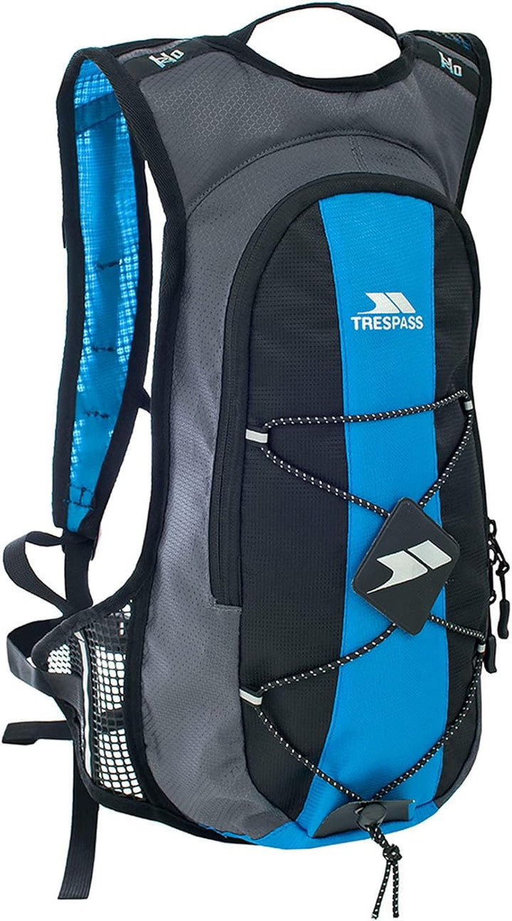 Trespass Mirror, Rucksack 15 Liter mit Hüftgurt & 2 Liter Wasserreservoir / Trinkblase / Hydration P