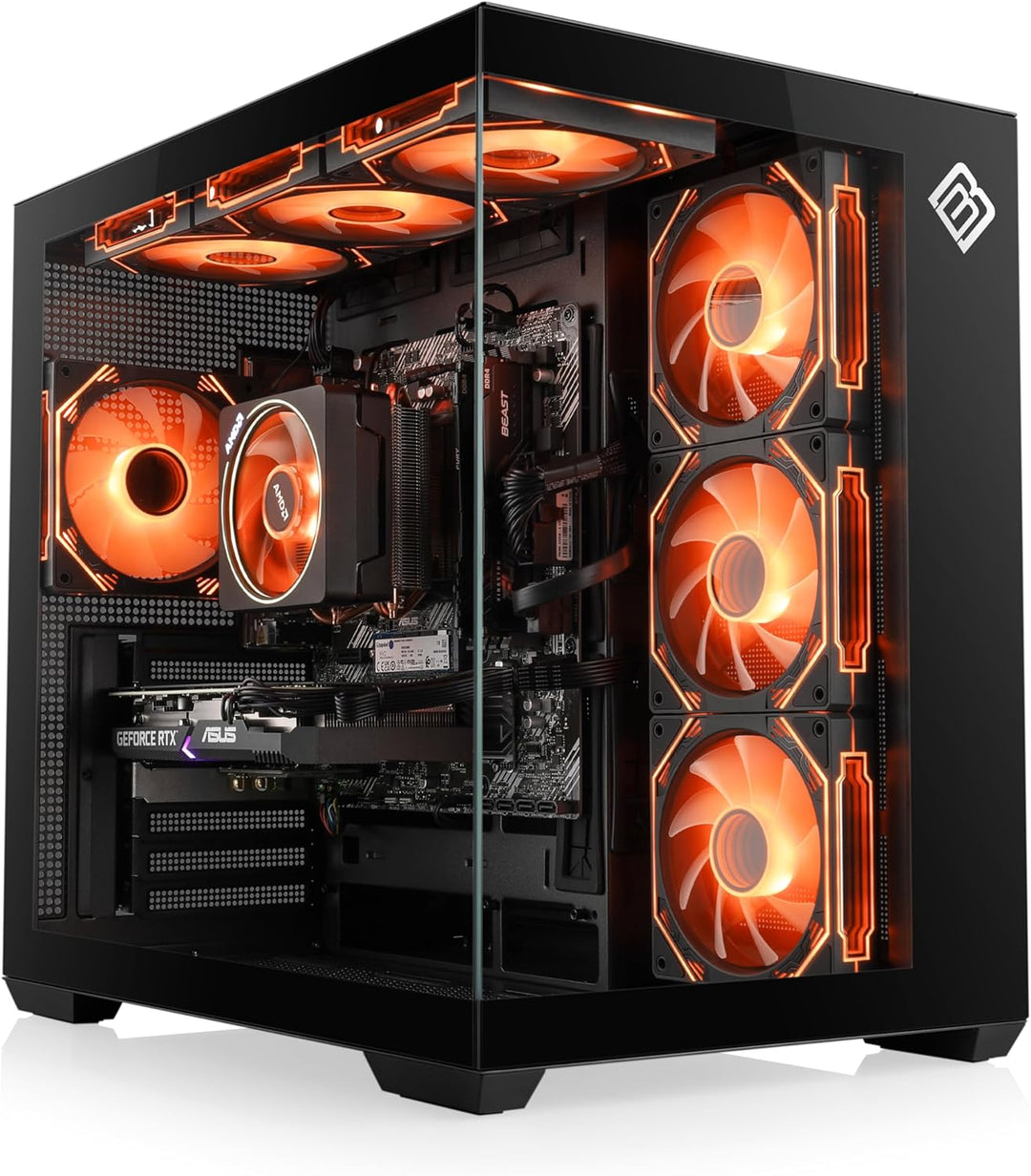 Gaming PC mit Windows 11 Home | AMD Ryzen 7 5700X 8x3.4GHz | GeForce RTX 3060 | 1000GB M.2 NVMe | 32