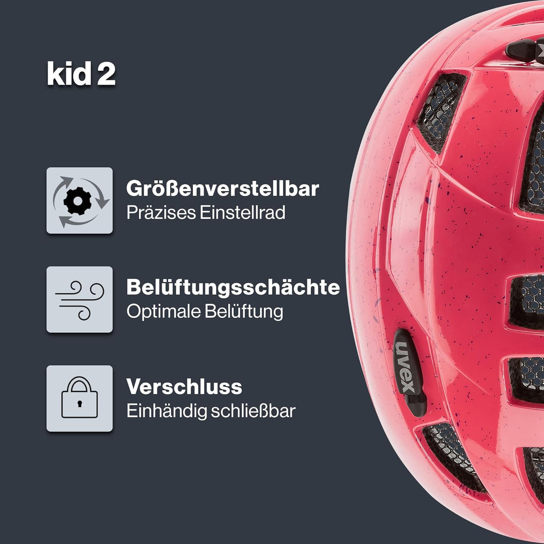 Uvex Unisex Kinder Radhelm 46-52 cm cats, 46-52 cm cats