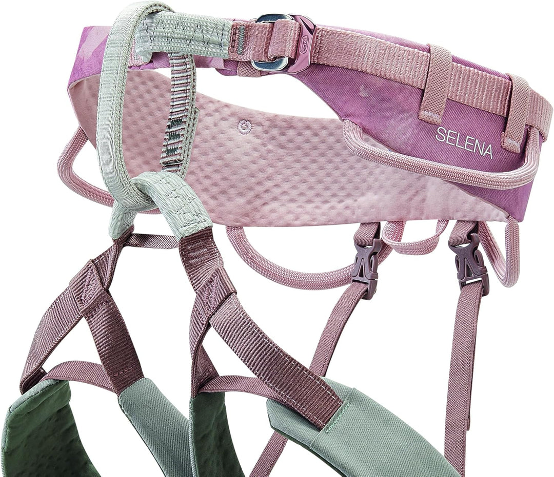 PETZL Selena Women's Harness - Rock Climbing Harness for The Gym, Crag, or Multi-Pitch Routes XS Ros