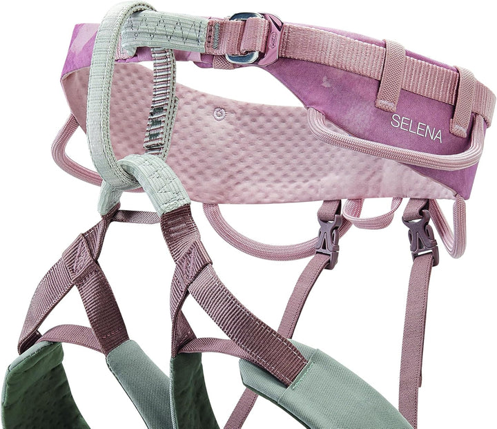 PETZL Selena Women's Harness - Rock Climbing Harness for The Gym, Crag, or Multi-Pitch Routes XS Ros