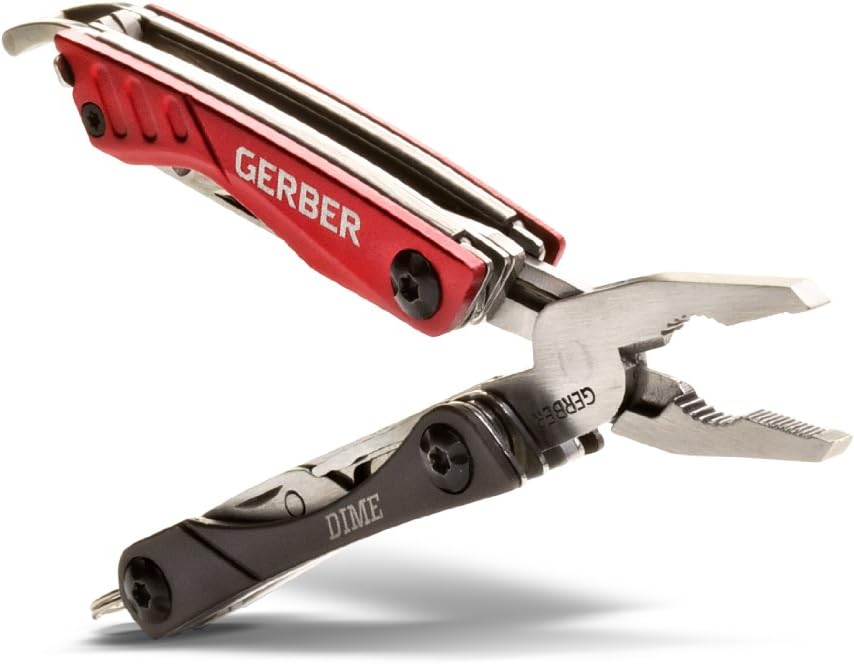 Gerber Multifunktionswerkzeug Multi-Tool Dime, Rot, GE31-001040 Rot (US) II, Rot (US) II