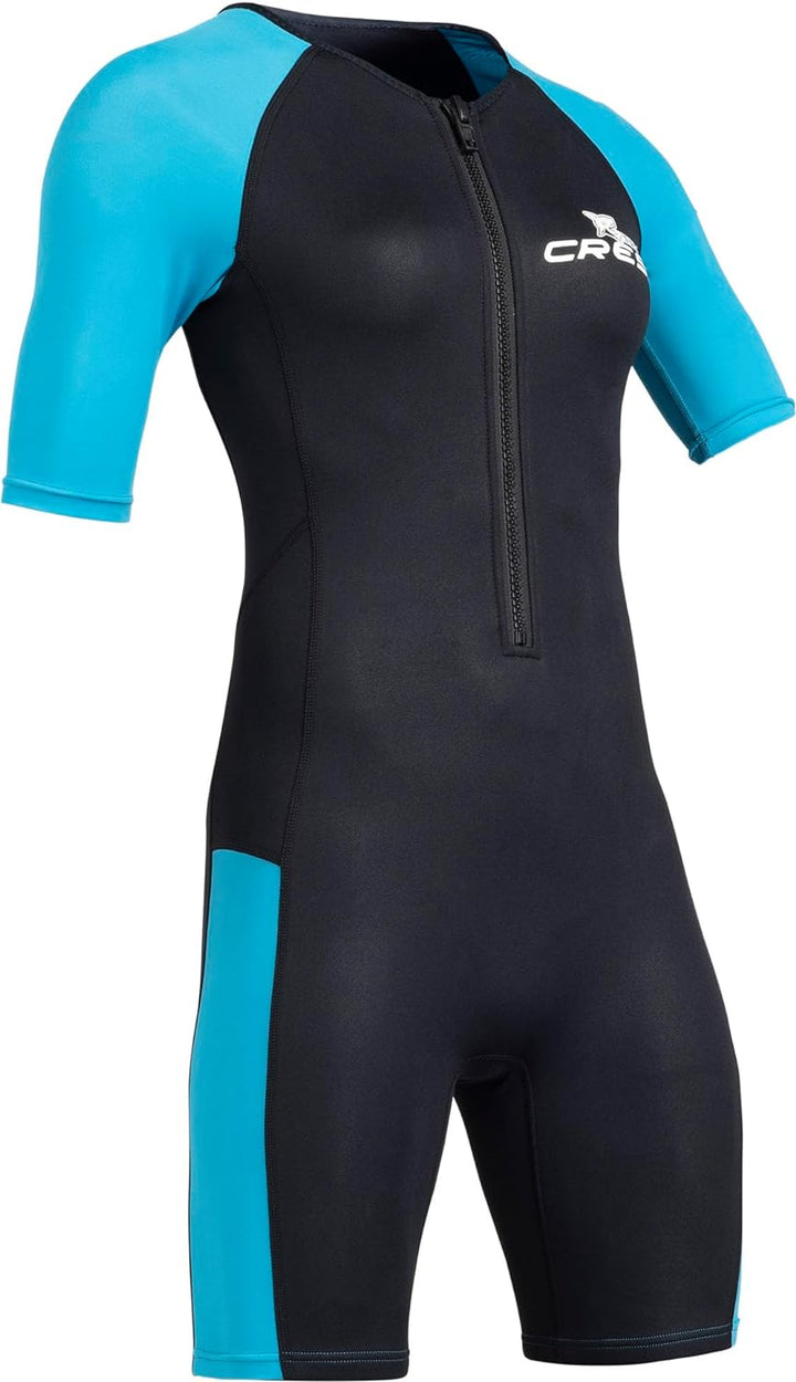 Cressi Tiburon Lady Shorty Wetsuit 2 mm - Shorty Neoprenanzug für Frauen zum Schnorcheln, Schwimmen