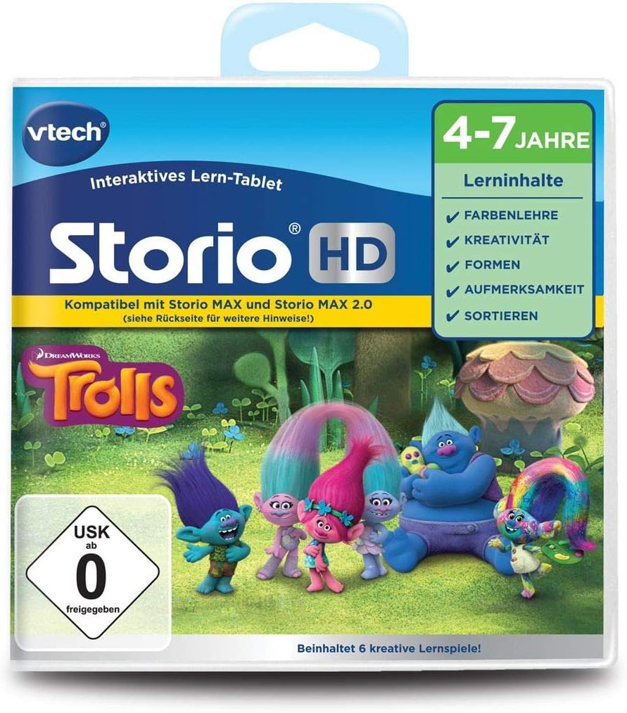 Vtech 80-271004 Trolls Lernspielzeug, Mehrfarbig