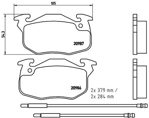 Brembo P61115 - Vordere Bremsbeläge