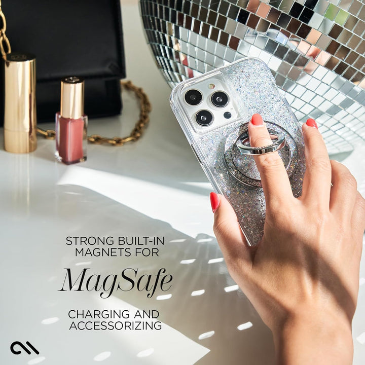 Case-Mate Twinkle Mag-Safe Case Schutzhülle kompatibel mit Apple iPhone 15 Pro Max Hülle Glitzer (3
