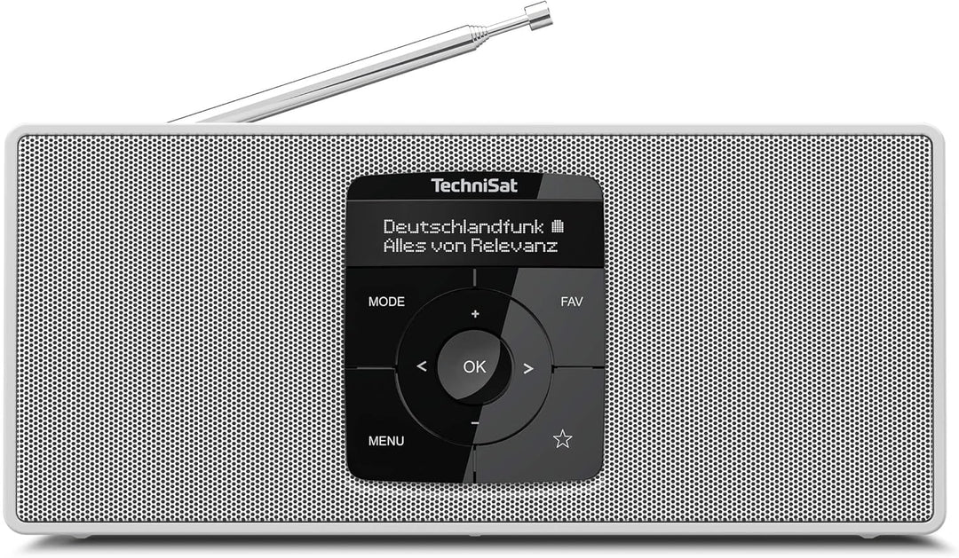 TechniSat DIGITRADIO 2 S - Tragbares DAB Stereo-Radio mit Akku (DAB+, UKW, Bluetooth Audiostreaming,