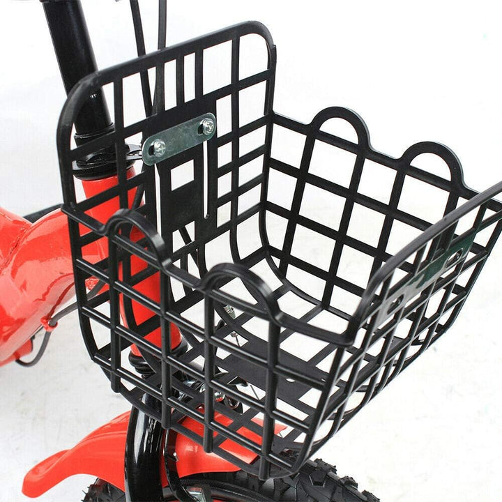 12 Zoll Kinderfahrrad Mit Stützräder, Fahrrad Für Jungen Und Mädchen, Bike Kinderrad Kohlenstoffstah