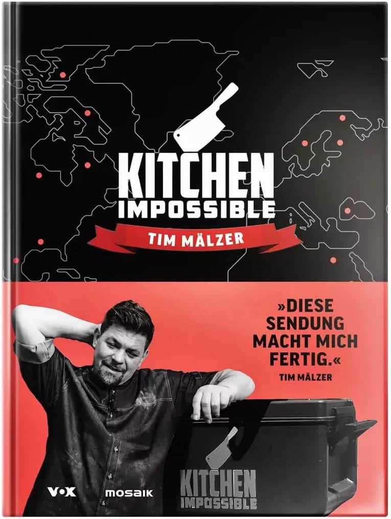 Kai Kamagata Monster-Set Tim Mälzer Brotmesser + Santoku + signiertes Kochbuch Edelstahl/Kunststoff,