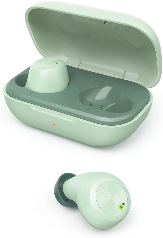 Hama Bluetooth Kopfhörer Spirit Chop IPX4 (True Wireless In Ear Kopfhörer grün, Kopfhörer kabellos,