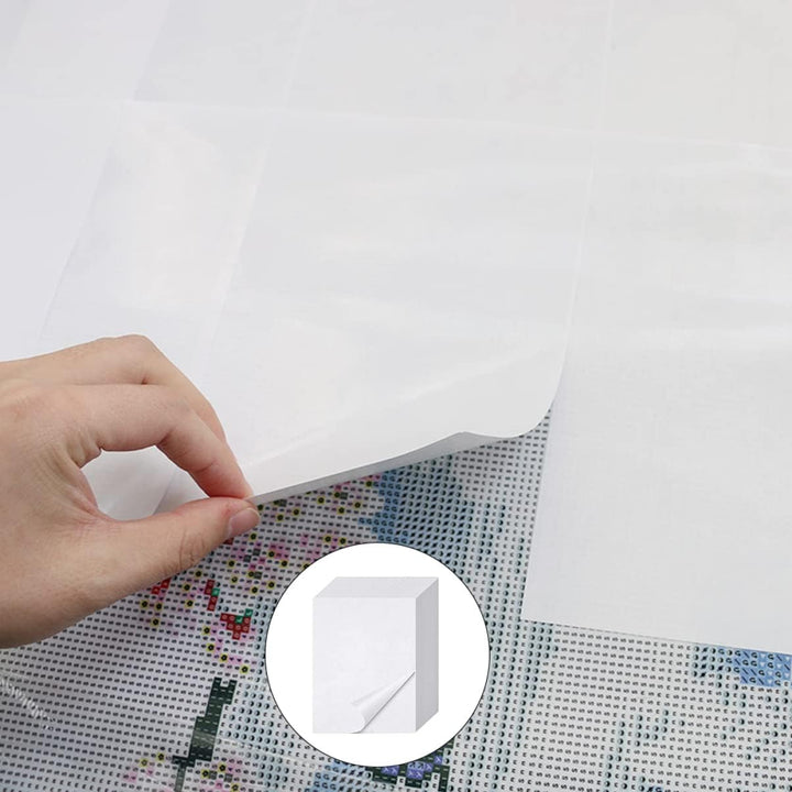 Ciieeo Malutensilien 50 Blatt Diamant-malerei-aufkleber Doppelseitiges Trennpapier Werkzeuge Zum Mal