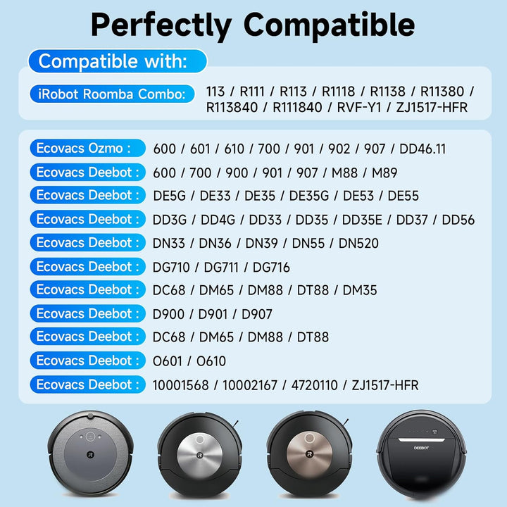 12V/3500mAh Ersatz Akku Für ECOVACS Deebot Ozmo 900, 901, 902, 907, 600, 610, M88, Deebot DE5G, Comb