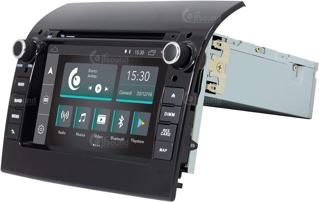 Costum fit Autoradio für Ducato 290 Android GPS Bluetooth WiFi Dab USB Full HD Touchscreen Display 7