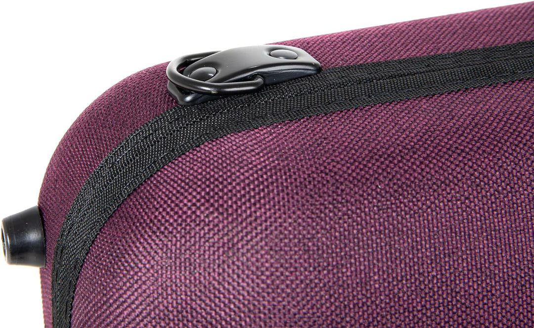 Violinkoffer BIO A 4/4 mit Notentasche, Seitengriff, verstellbare Halsauflage Farbe: violett, violet