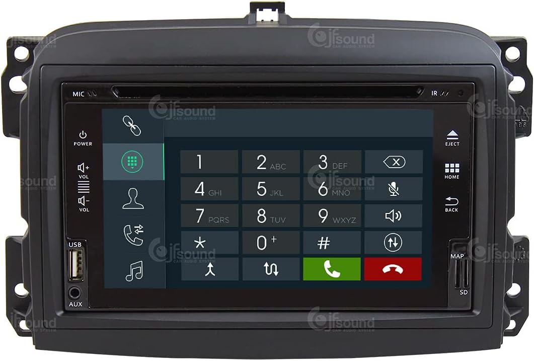 Costum fit Autoradio für FIAT 500L Old DVD Android GPS Bluetooth WiFi Dab USB Full HD Touchscreen Di