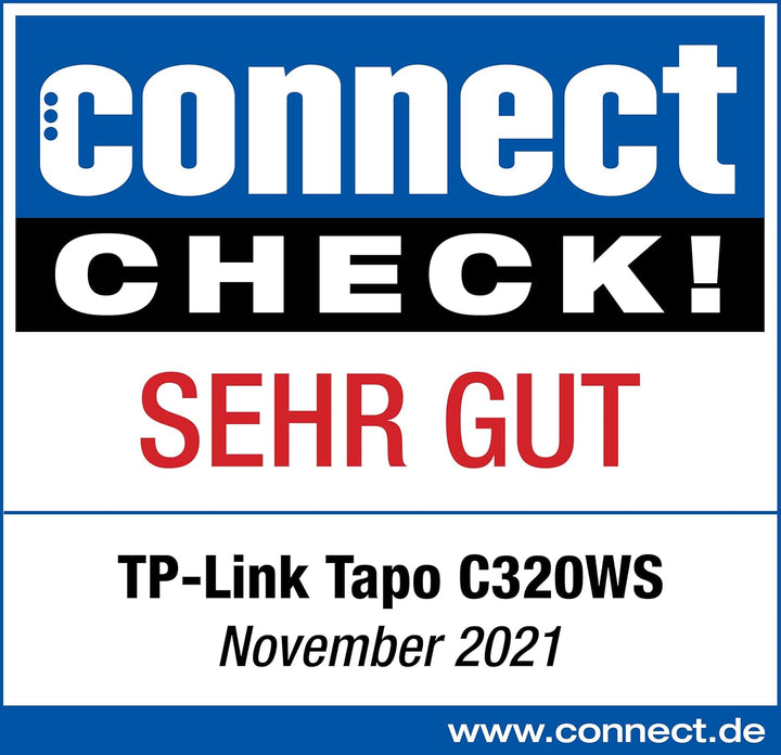 TP-Link Tapo C320WS Überwachungskamera Aussen, WLAN IP Kamera, 4MP Hochauflösung, 30m Vollfarb-Nacht
