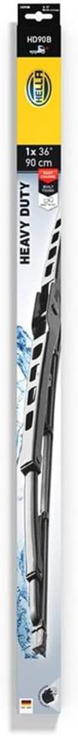 HELLA 9XW 194 562-361 Heavy Duty Scheibenwischer - HD90B - Bügelwischerblatt - für Links-/Rechtslenk