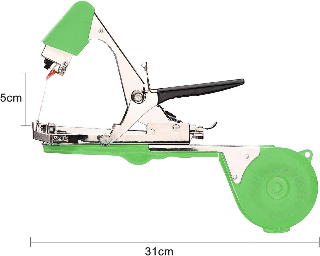 Jajadeal Bindezange für Pflanzen, Bandzange Tapetool Handbindemaschine für Weinbau Tomaten Gurken Ob