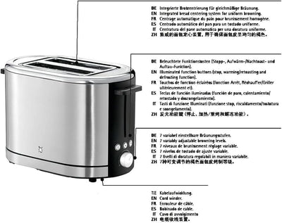 WMF WMF LONO Toaster Edelstahl rostfrei NEU
