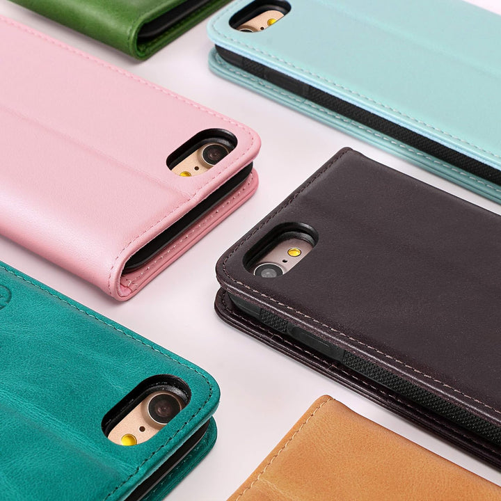 VISOUL iPhone SE 2022/2020 Hülle, iPhone 8/7 Handyhülle,Stossfeste Schutzhülle [Erstklassiges Rindsl