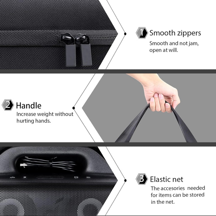 co2CREA case Hart Reise schutzhülle Etui Tasche für Anker Soundcore Motion Boom Bluetooth Lautsprech