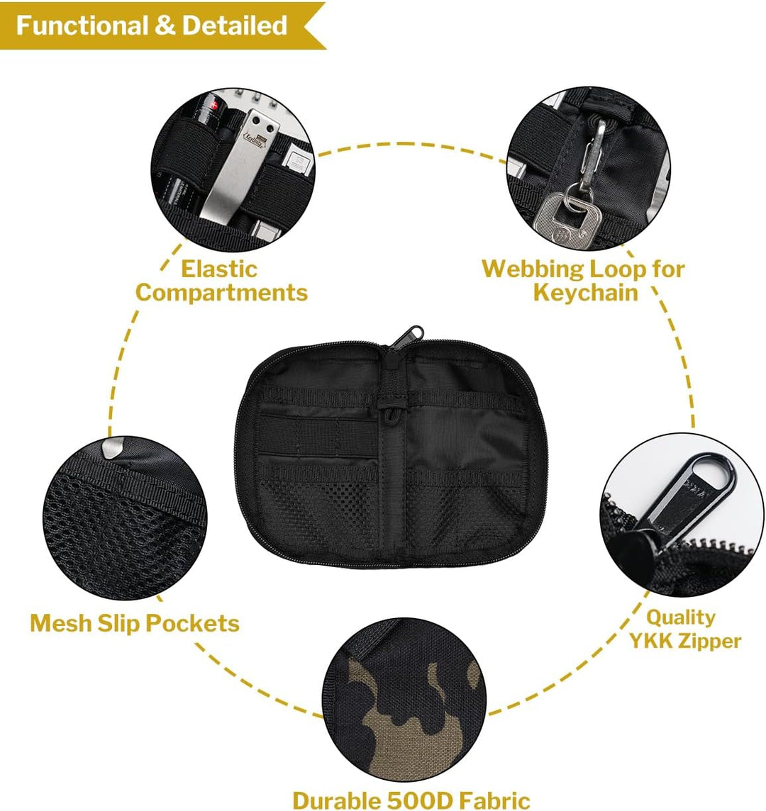 VIPERADE VE10 EDC Multitool Pouch Organizer Multifonction Durable Nylon Tool Pocket Pouch Tools Sche