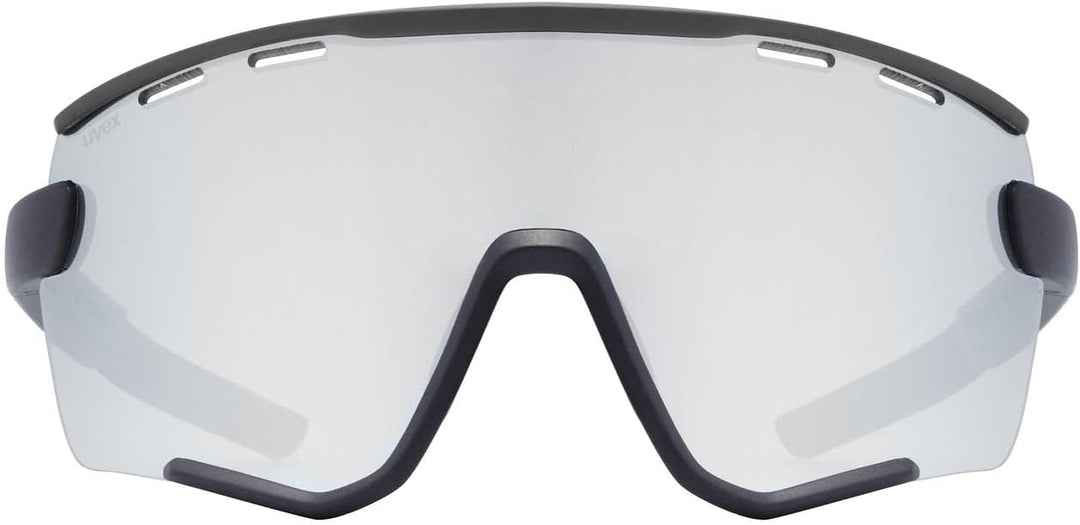 Uvex Unisex Sportstyle 236 S Set Sportbrille (1er Pack) Einheitsgrösse black matt/mirror silver, Ein