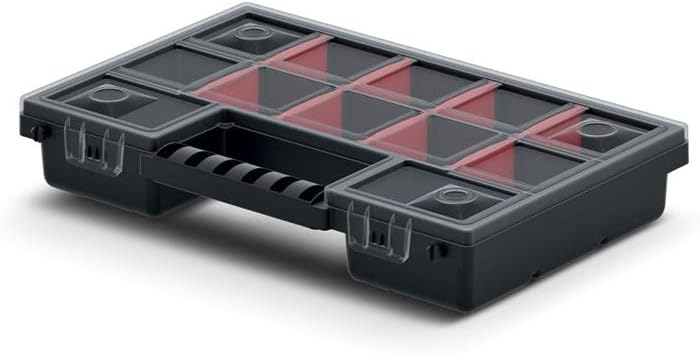 rg-vertrieb 5X Sortimentskasten Werkzeugkiste Organizer Set 5 Stück Sortierbox NORS Kleinteilemagazi